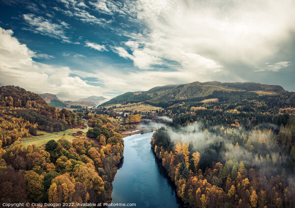 The River Tummel - Scotland Picture Board by Craig Doogan