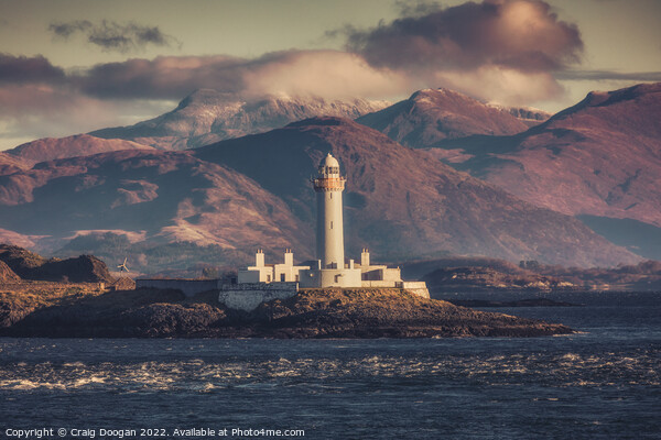 Lismore Lighthouse - Firth of Lorne Picture Board by Craig Doogan