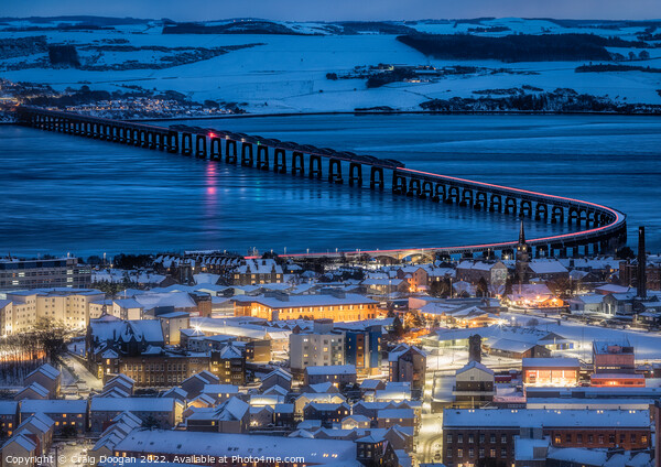 Winter in Dundee Picture Board by Craig Doogan