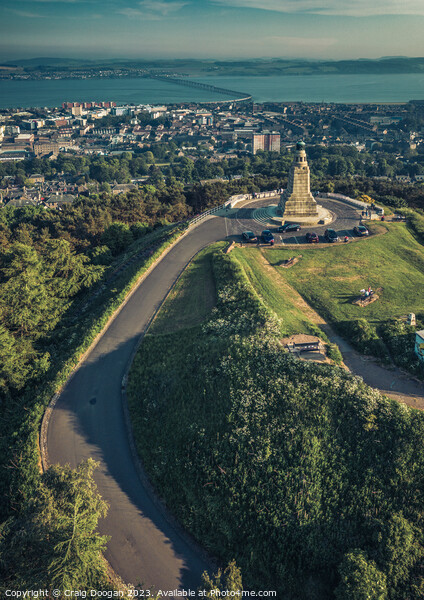Dundee Law Hill  Picture Board by Craig Doogan