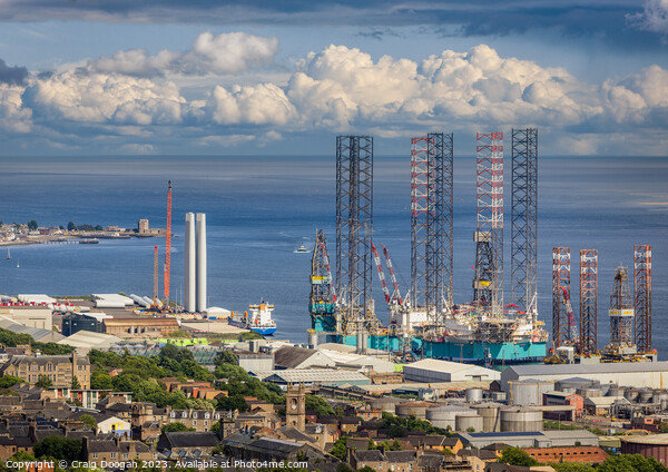Dundee Docks Picture Board by Craig Doogan