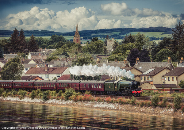 Flying Scotsman - Invergowrie Picture Board by Craig Doogan