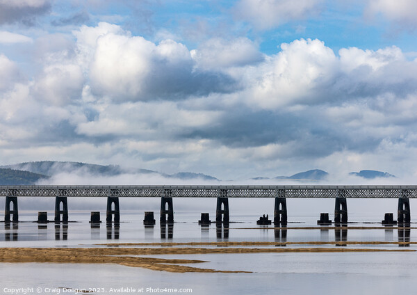 Dundee - Tay Rail Bridge Picture Board by Craig Doogan