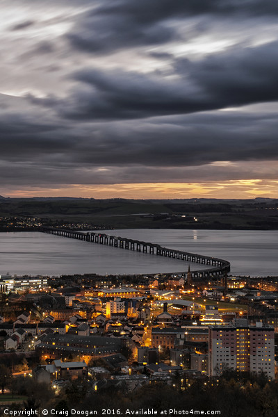 The Tay Rail Bridge - Dundee Picture Board by Craig Doogan