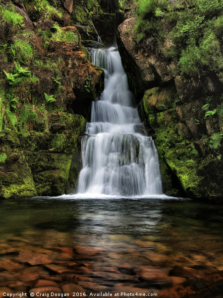 Farthing Falls - Scotland Picture Board by Craig Doogan