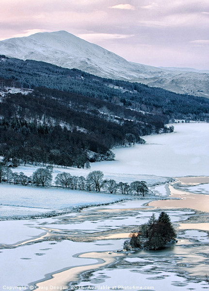 Frozen Loch Tummel - Scotland Picture Board by Craig Doogan