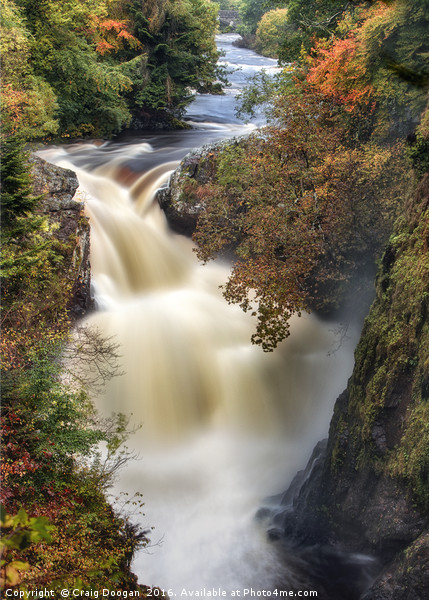 Reekie Linn Waterfall Picture Board by Craig Doogan