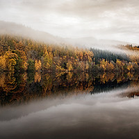 Buy canvas prints of Autumn Reflections Loch Tummel by Craig Doogan