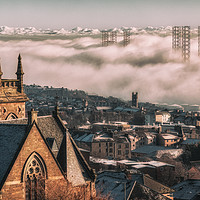 Buy canvas prints of Dundee City Coastal Fog by Craig Doogan