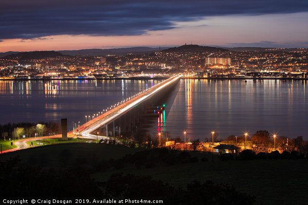 Dundee City Scotland Picture Board by Craig Doogan