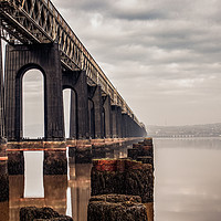 Buy canvas prints of Tay Rail Bridge Dundee by Craig Doogan