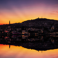 Buy canvas prints of Dundee Sunset Reflections by Craig Doogan