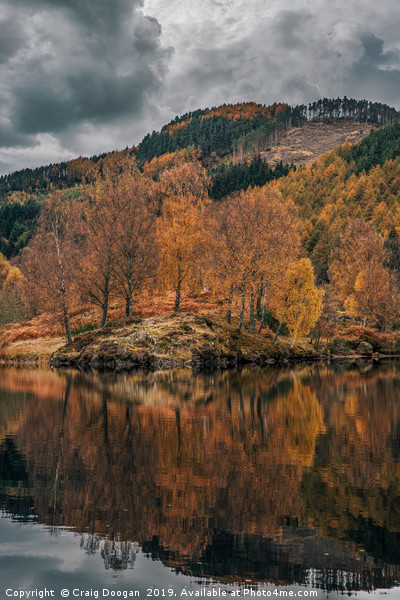 Loch Tummel Reflections - Scotland Picture Board by Craig Doogan