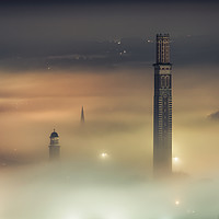 Buy canvas prints of Foggy Cox's Stack - Dundee by Craig Doogan