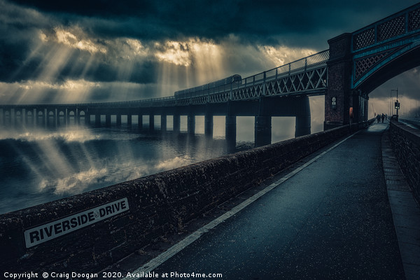 Tay Rail Bridge - Dundee City Picture Board by Craig Doogan