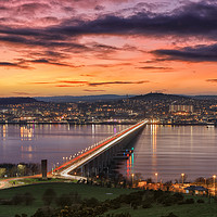Buy canvas prints of Dundee Sunset Cityscape by Craig Doogan
