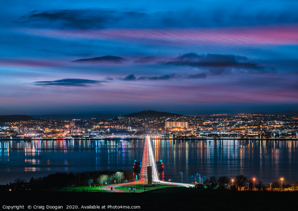 Dundee Cityscape Picture Board by Craig Doogan