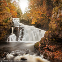 Buy canvas prints of Reekie Linn Waterfall by Craig Doogan