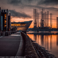Buy canvas prints of V&A & Rigs on the Dundee Riverside by Craig Doogan
