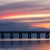 Buy canvas prints of Sunset over the Tay Bridge by Craig Doogan
