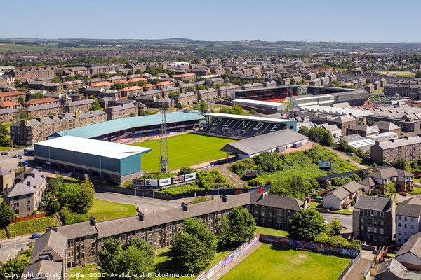 Dens Park & Tannadice - Dundee Football Clubs Picture Board by Craig Doogan