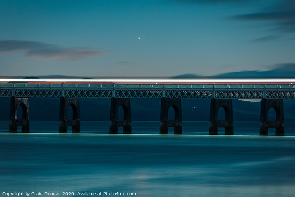 Jupiter & Saturn Great Conjunction - Dundee Picture Board by Craig Doogan