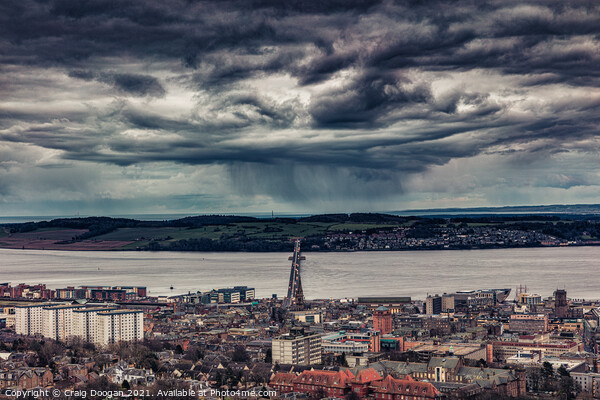 Angry Skies over Dundee Picture Board by Craig Doogan