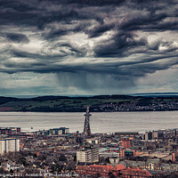 Buy canvas prints of Angry Skies over Dundee by Craig Doogan