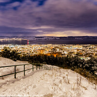 Buy canvas prints of Dundee Snowy Cityscape by Craig Doogan