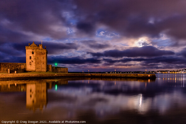 Broughty Ferry Castle Picture Board by Craig Doogan