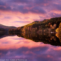 Buy canvas prints of Loch Tummel Sunset by Craig Doogan