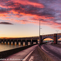 Buy canvas prints of Tay Rail Sunset - Dundee by Craig Doogan
