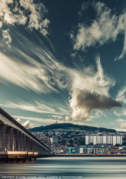 Dundee City - Big Skies Picture Board by Craig Doogan