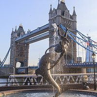 Buy canvas prints of The super famous Tower Bridge of London by Chon Kit Leong