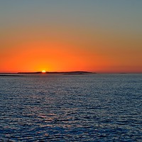 Buy canvas prints of "Sunrise Over Haddock Island" by Jerome Cosyn