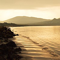 Buy canvas prints of Staffin Beach at Dusk by Christy Cunningham