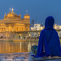 Buy canvas prints of The Golden Temple by Peter Walmsley