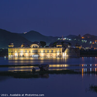 Buy canvas prints of The Water Palace at Night by Peter Walmsley