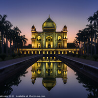 Buy canvas prints of Safdarjung Sunset by Peter Walmsley