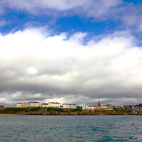 Buy canvas prints of Tenby Under Clouds by Jeremy Hayden