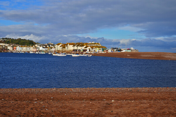 Teignmouth Back Beach from Shaldon Beach Picture Board by Jeremy Hayden