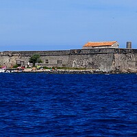 Buy canvas prints of Fort de Brescou at Cap g'Agde in France by Jeremy Hayden
