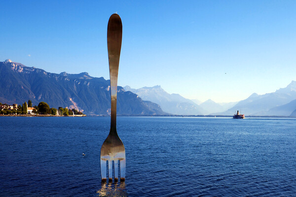 There's a Fork in My Lake Picture Board by Jeremy Hayden