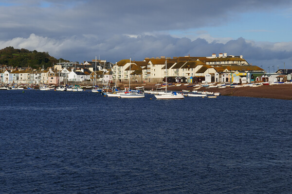 Cloudy October day at Teignmouth Picture Board by Jeremy Hayden