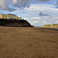 Buy canvas prints of Tenby from Down on South Beach by Jeremy Hayden