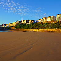 Buy canvas prints of Tenby in the Sunrise from down on North Beach by Jeremy Hayden