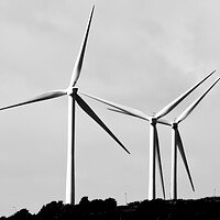 Buy canvas prints of Wind Power Pointing the Way in Pembrokeshire by Jeremy Hayden