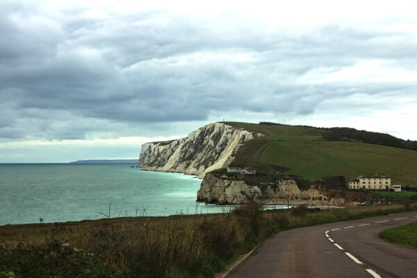 White Cliffs at Freshwater Bay on the Isle of Wigh Picture Board by Jeremy Hayden