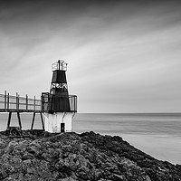 Buy canvas prints of Battery Point Lighthouse, Portishead by Chris Sweet