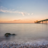 Buy canvas prints of Pebbles and Pier by Chris Sweet